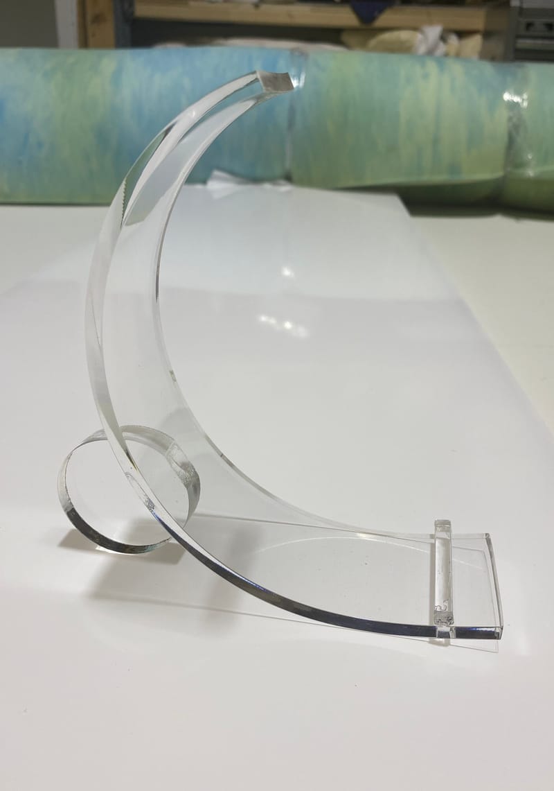 Custom Contemporary Acrylic Holder For Collectable Plates MuseumBoxes
