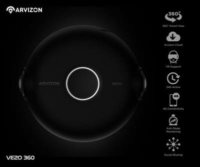 VEZO 360 - The First 4K 360 Degree Smart Dash Cam