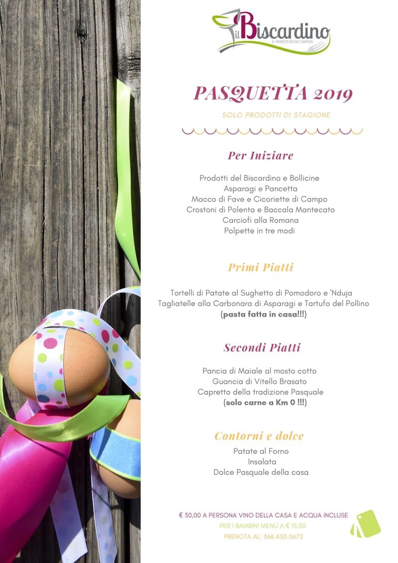 Pasquetta 2019