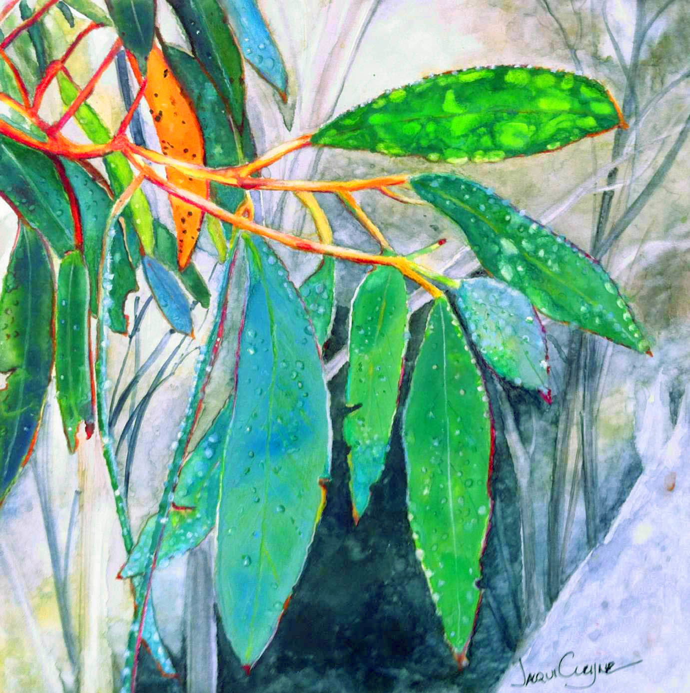 Dewey Leaves - SOLD