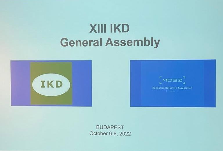 13th General Assembly of IKD (International Federation of Associations of Private Detectives)