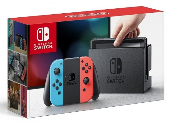 Consola Nintendo Switch - Edición Estándar - Importado - Neón Rojo/Azul