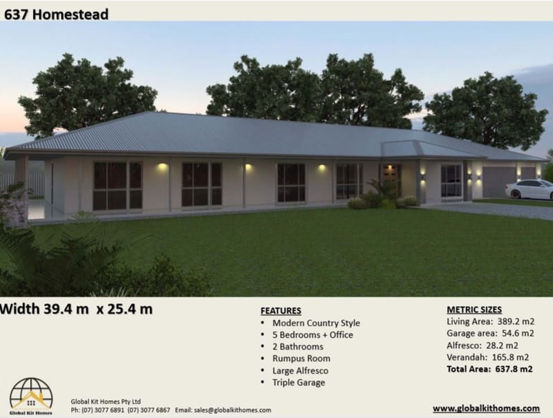 5 Bedrooms Global Kit Homes