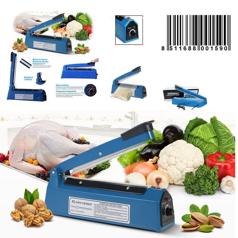 Macchina Sotto Vuoto Tre Spade Per Alimenti Sacchetti Barattoli Professionale - Foto 2