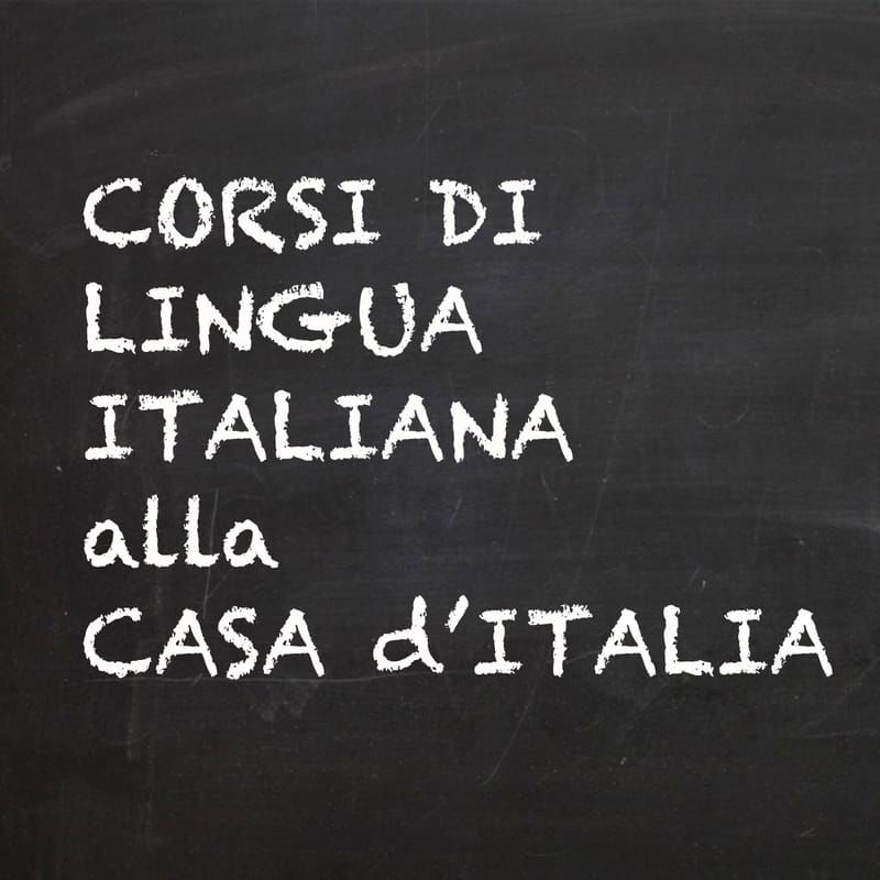 Corsi di lingua italiana