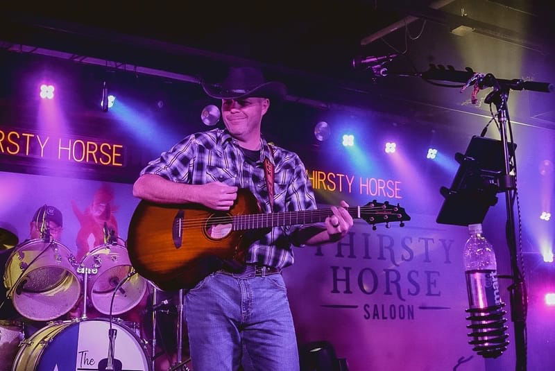 Chuck Wimer song swap with Cody Cresswell at The Lakehouse