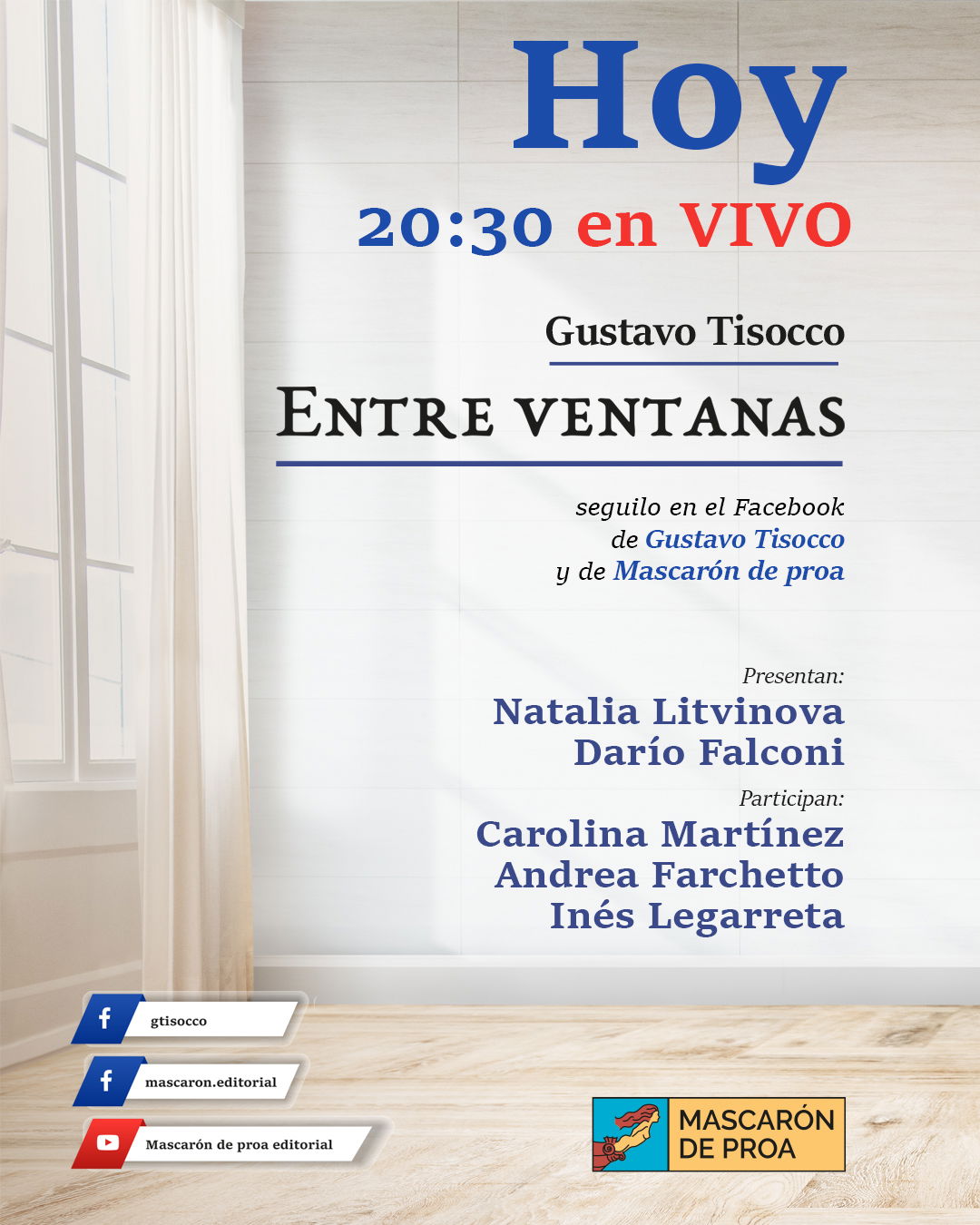 Hoy presentamos "Entre ventanas" de Gustavo Tisocco