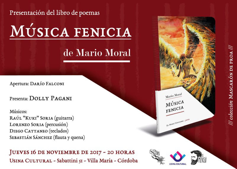 Presentación "Música fenicia" de Mario Moral