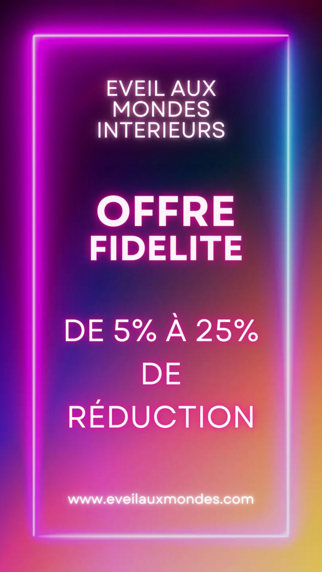 Jusqu'à -25% : Toutes les réductions et facilités sur les stages et formations Éveil aux mondes intérieurs