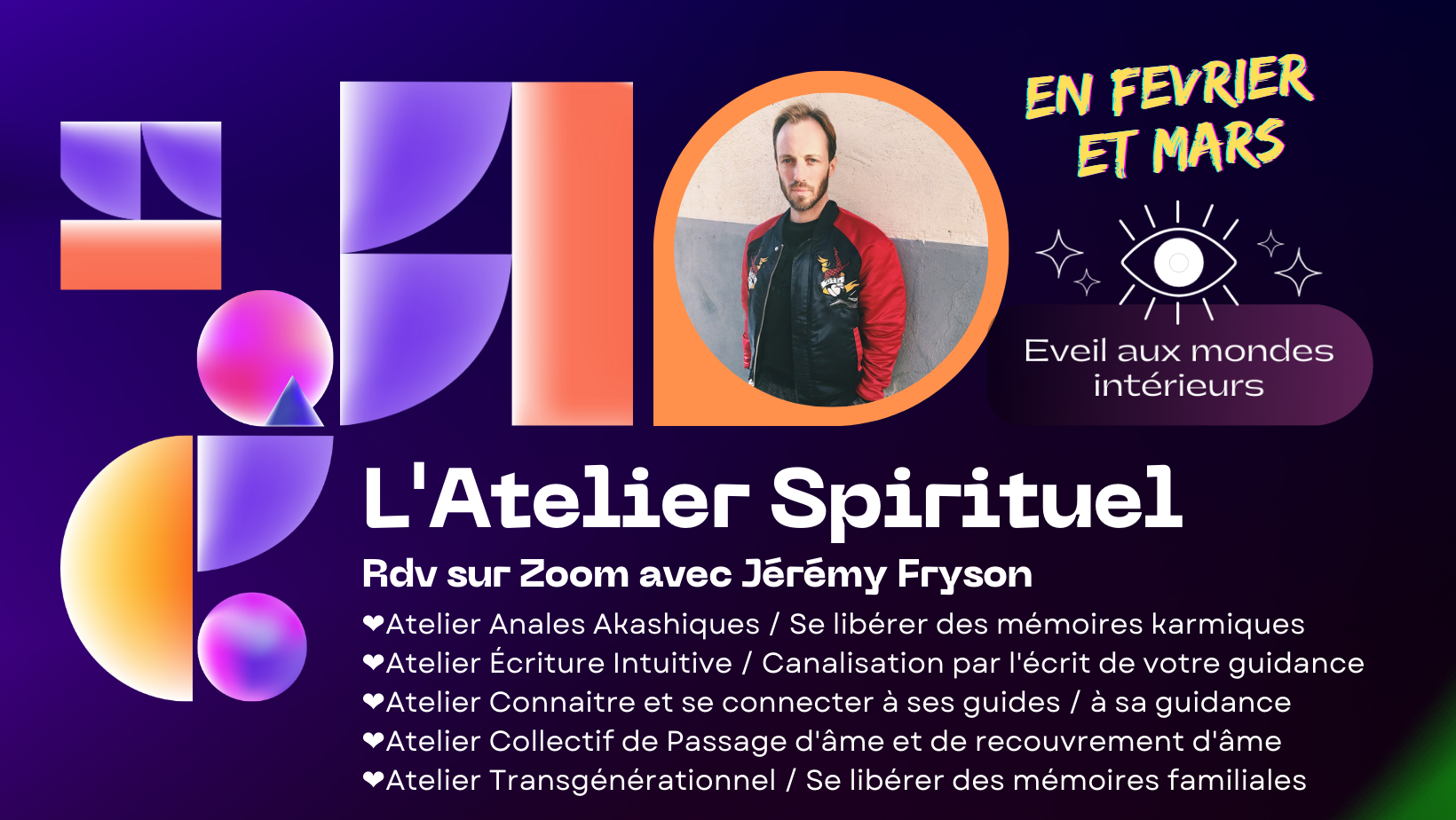 Atelier Spirituel : Annales Akashiques et Mémoires karmiques / Écriture Intuitive / Guidance / Transgénérationnel
