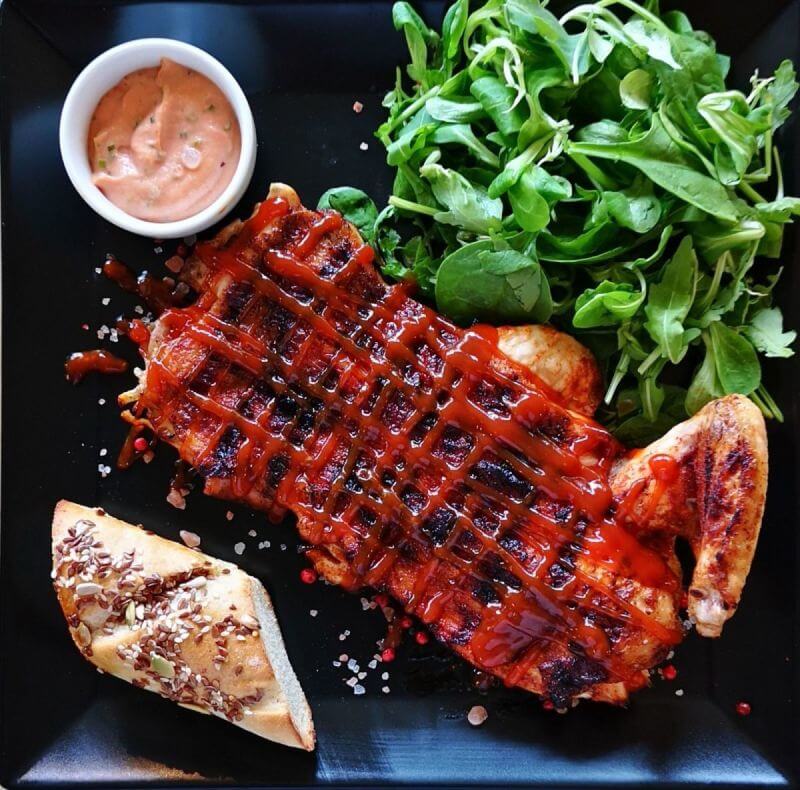 PUI PE JAR CU BARBEQUE (500GR)