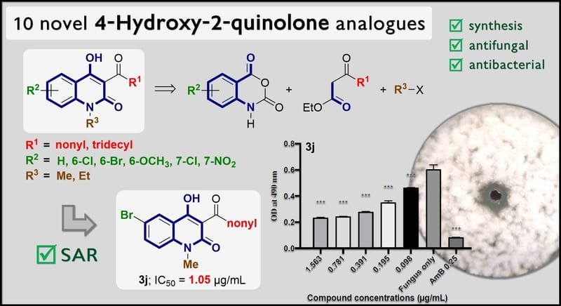 Synthesis and Antimicrobial Activity of Novel 4-Hydroxy-2-quinolone Analogs