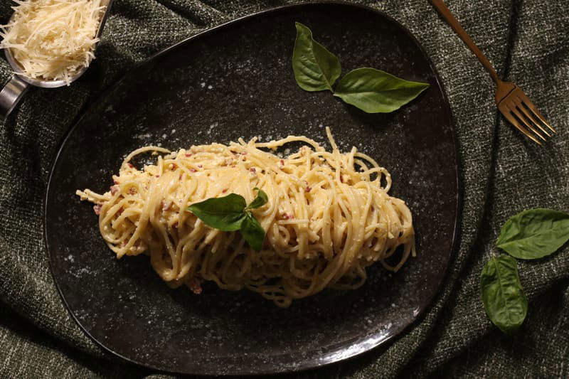 اسباجتي كاربونارا  Spaghetti alla carbonara