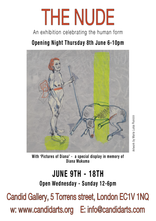 The Nude Exhibition starts today at Candid Arts