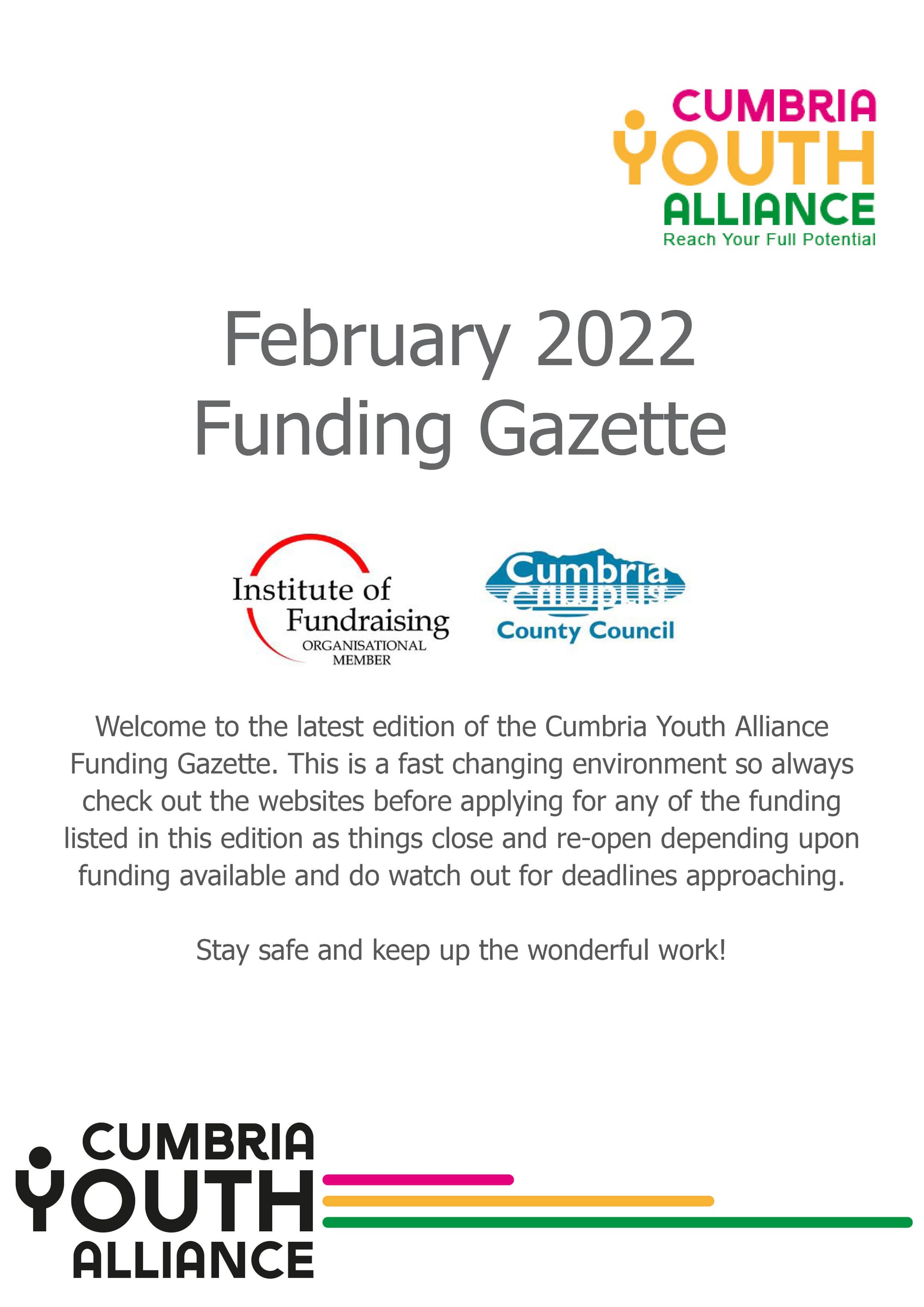 February 2022 Funding Gazette