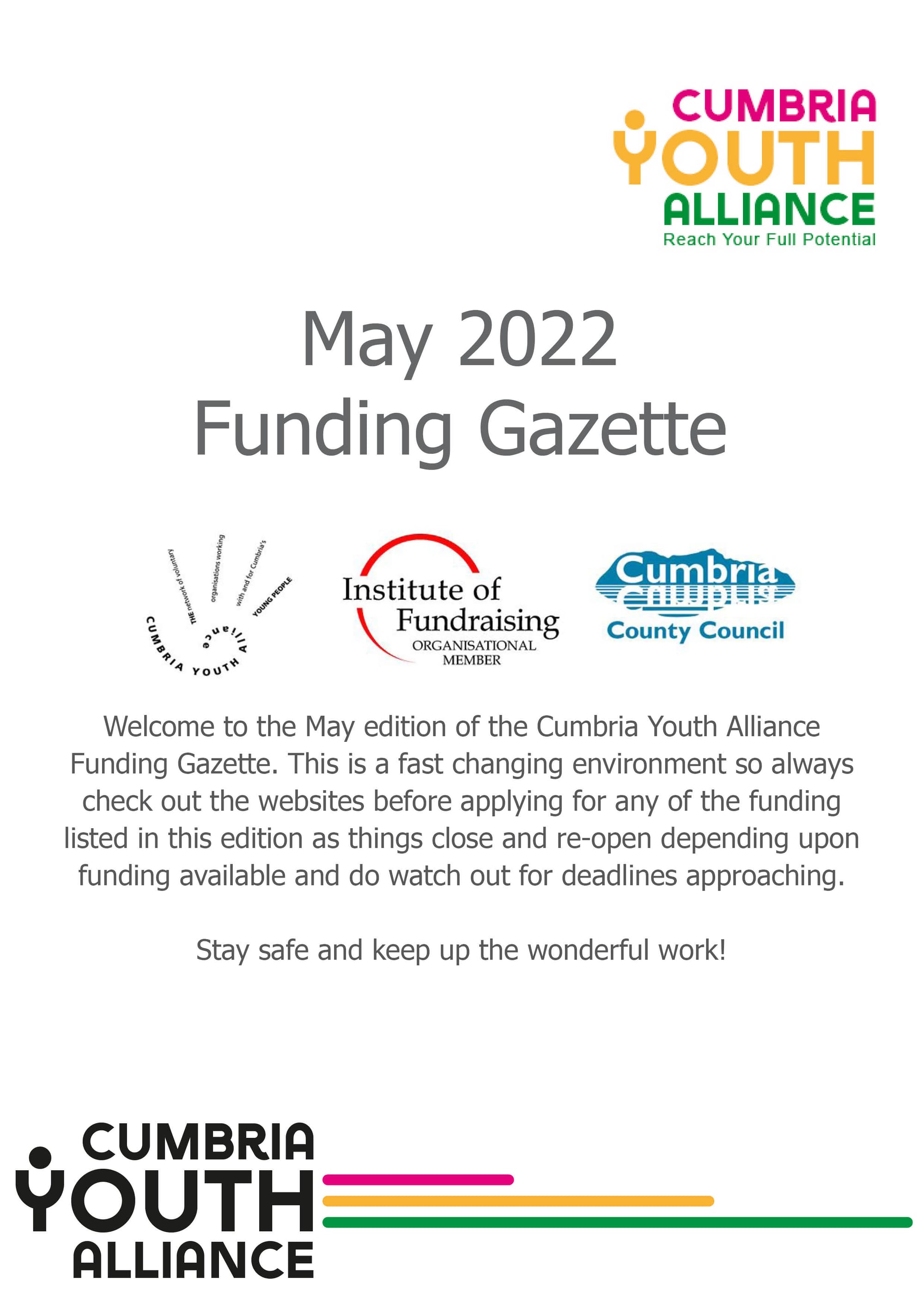 May 2022 Funding Gazette