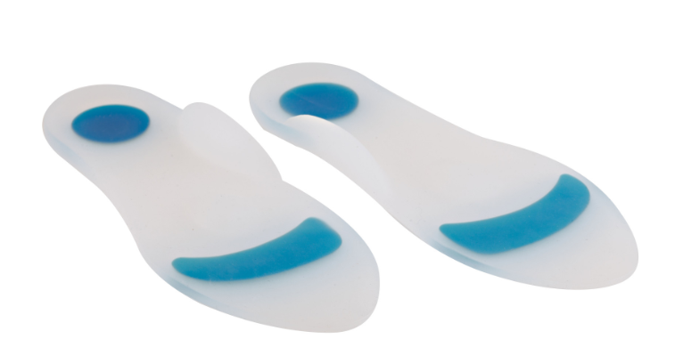 Anatomic silicone insole with an arch - JASGO Medical Ltd