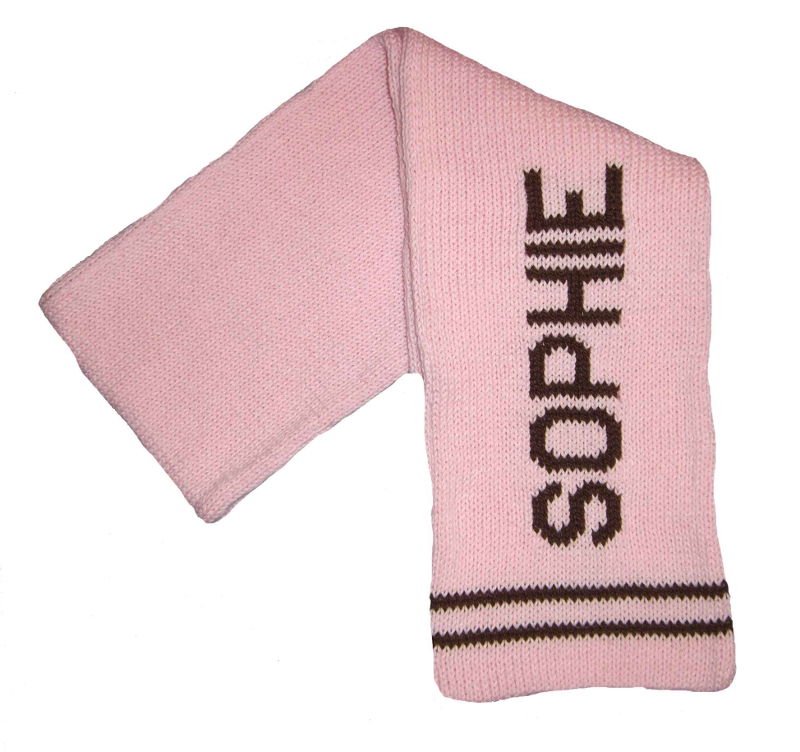 Personalized Name Scarf Custom Knits for Baby