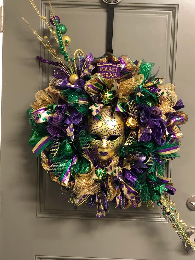 Mardi Gras - Creative Wreath Designs