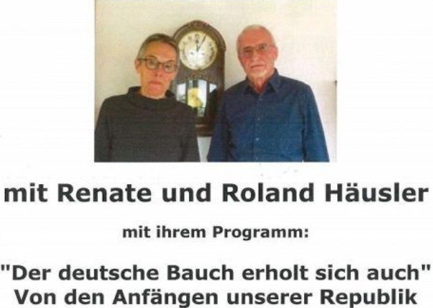 Renate und Roland Häusler - „ Der deutsche Bauch erholt sich auch….“
