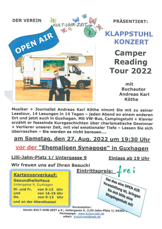 Andreas Köthe - Camper Reading Tour