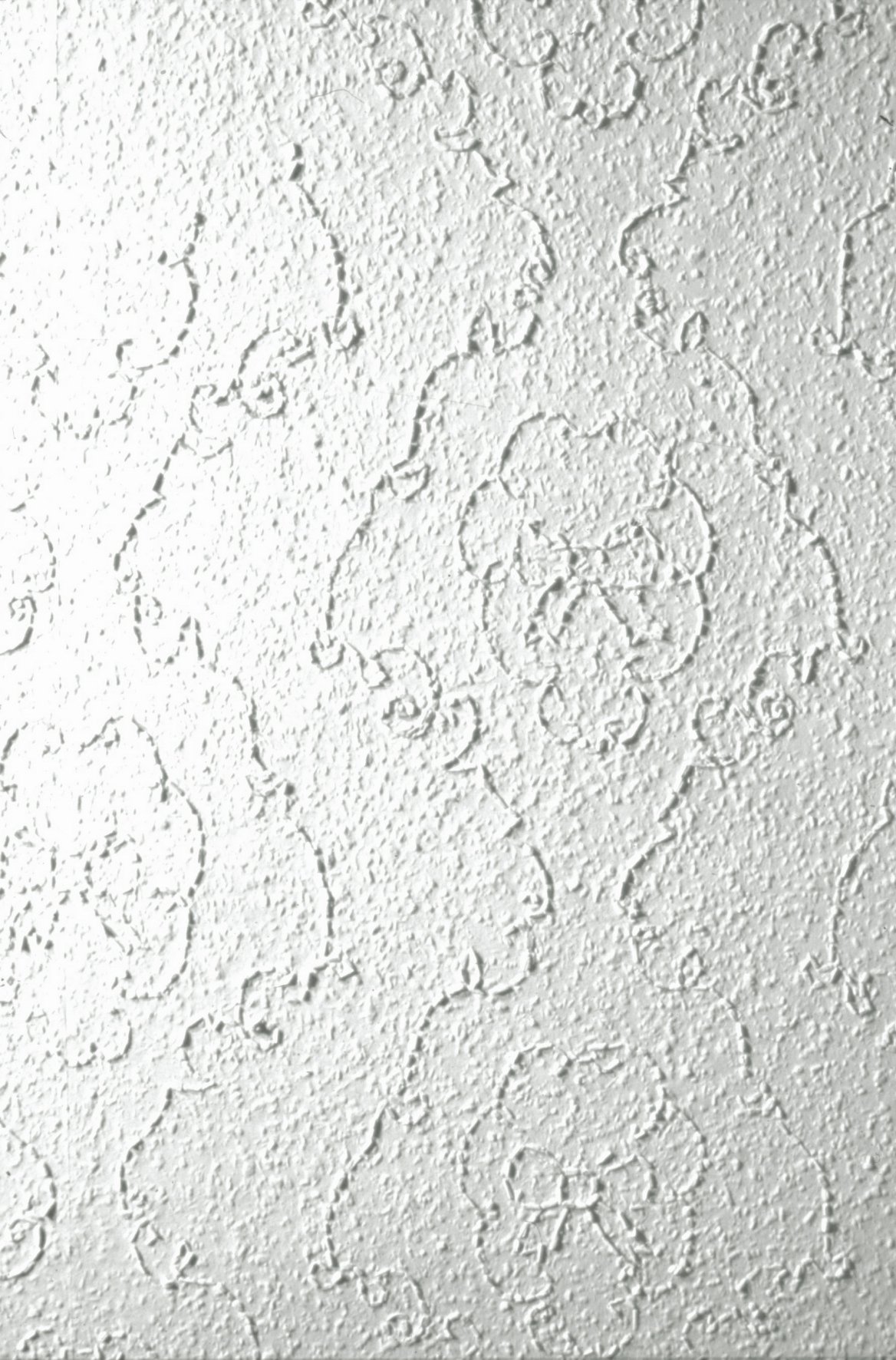 Woodchip (1999) wallpaper, chippings, emulsion paint.
