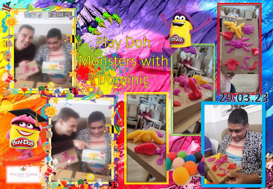 Play-Doh Monsters. Dom