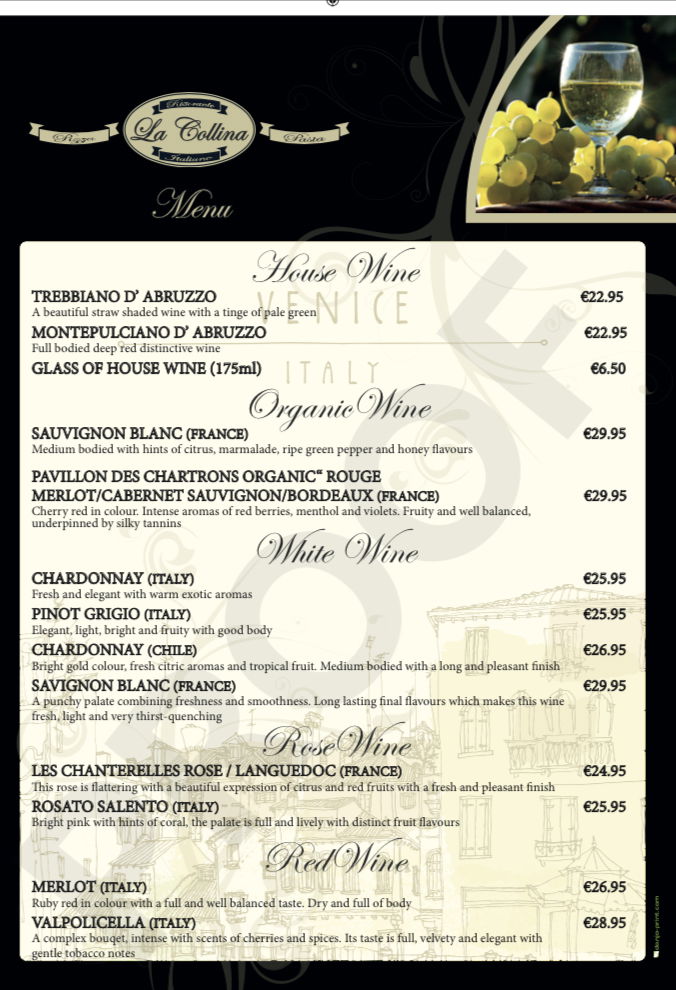 Wine List