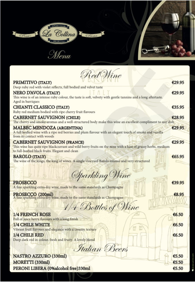 Wine List