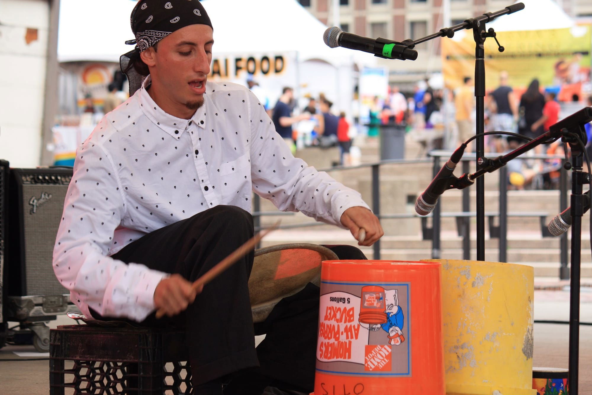 BGF 2017 Bucket Drumming