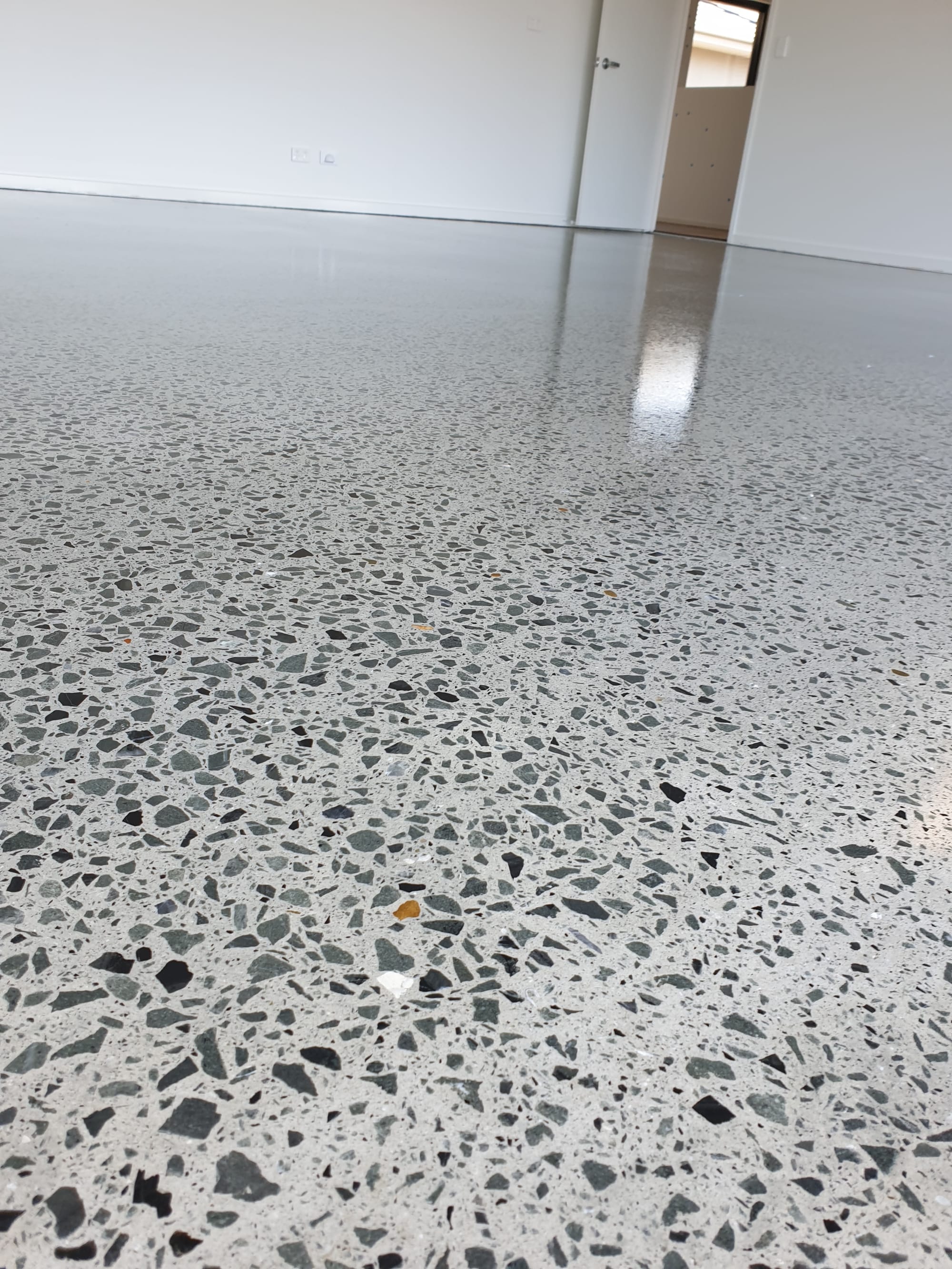 Polished Concrete, Epoxy Flake Flooring, Gold Coast, Brisbane
