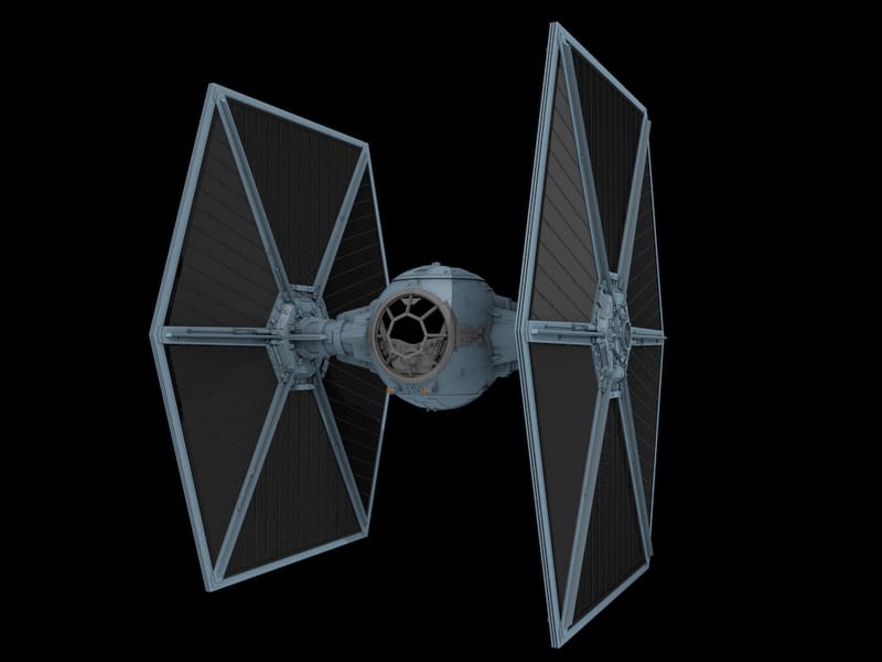 large scale tie fighter