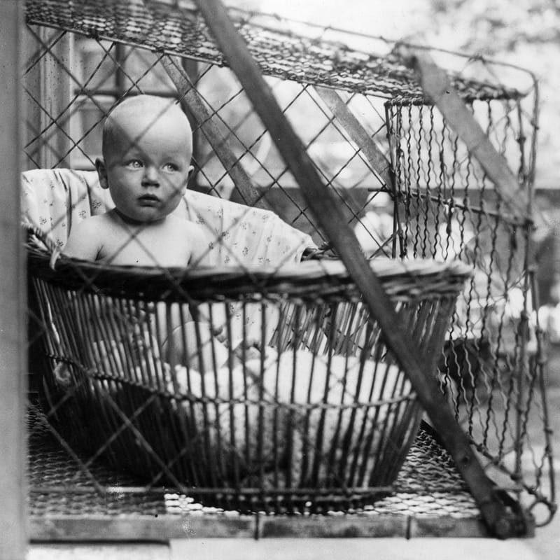 First baby cage was invented