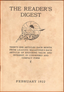 Readers Digest first published