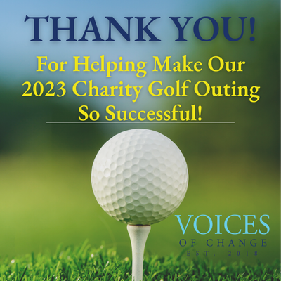 2023 Voices of Change Charity Golf scramble Update image
