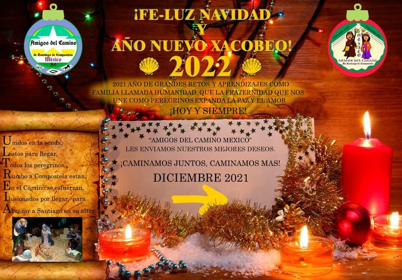 ¡Fe-luz Navidad y Feliz Año Nuevo Xacobeo 2022!