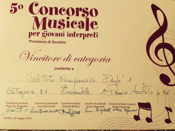 5° Concorso Musicale Sondrio