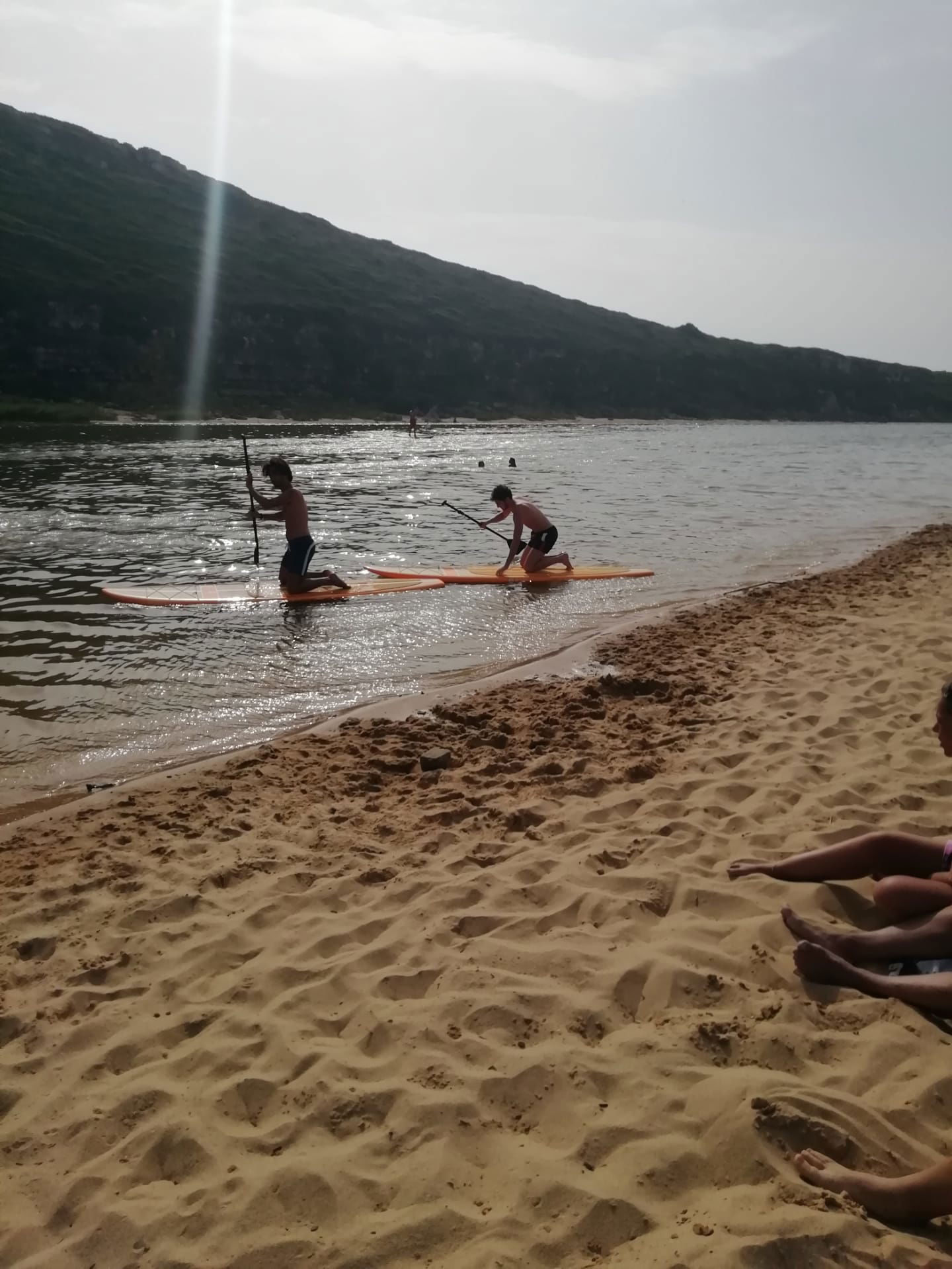 Standup Paddle tour with LO Surfcamp Ericeira