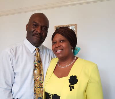Pastor Elizabeth Brown and Deacon William Brown Founders Of The New Restored Pentecostal church  image