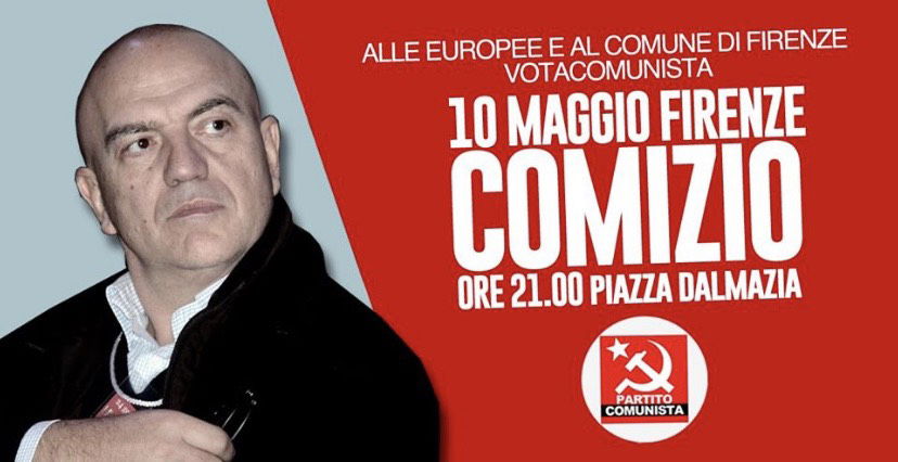 Comizio del Partito Comunista a Firenze