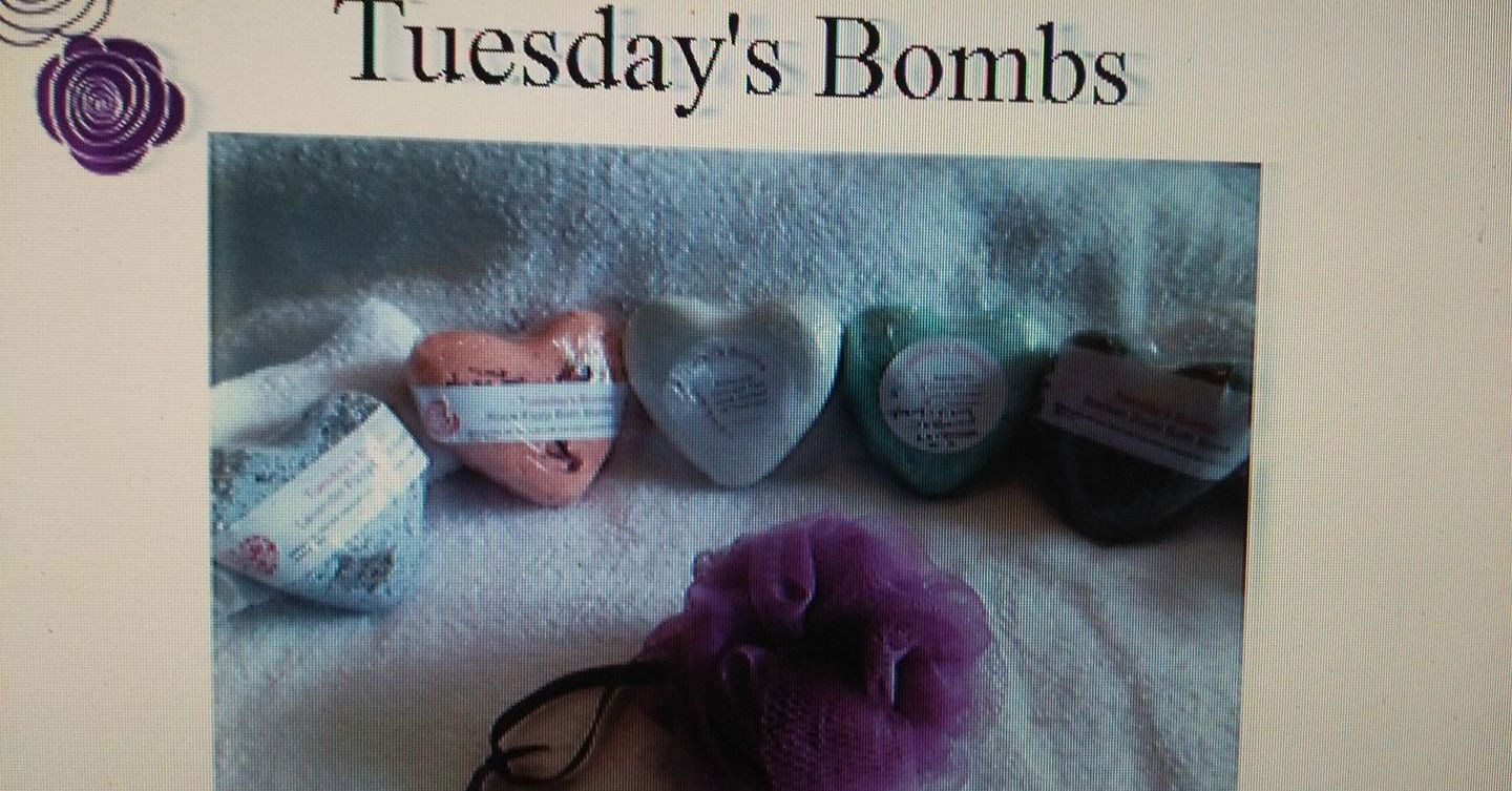 Business Showcase    Tuesday's Bath Bombs and Accessories