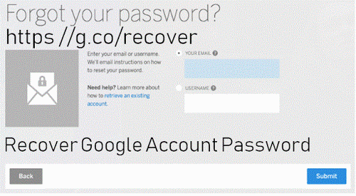 Find the Process for Account Recovery on Google