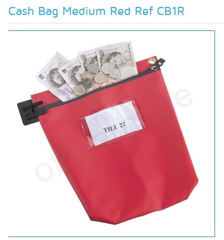 money bag - red