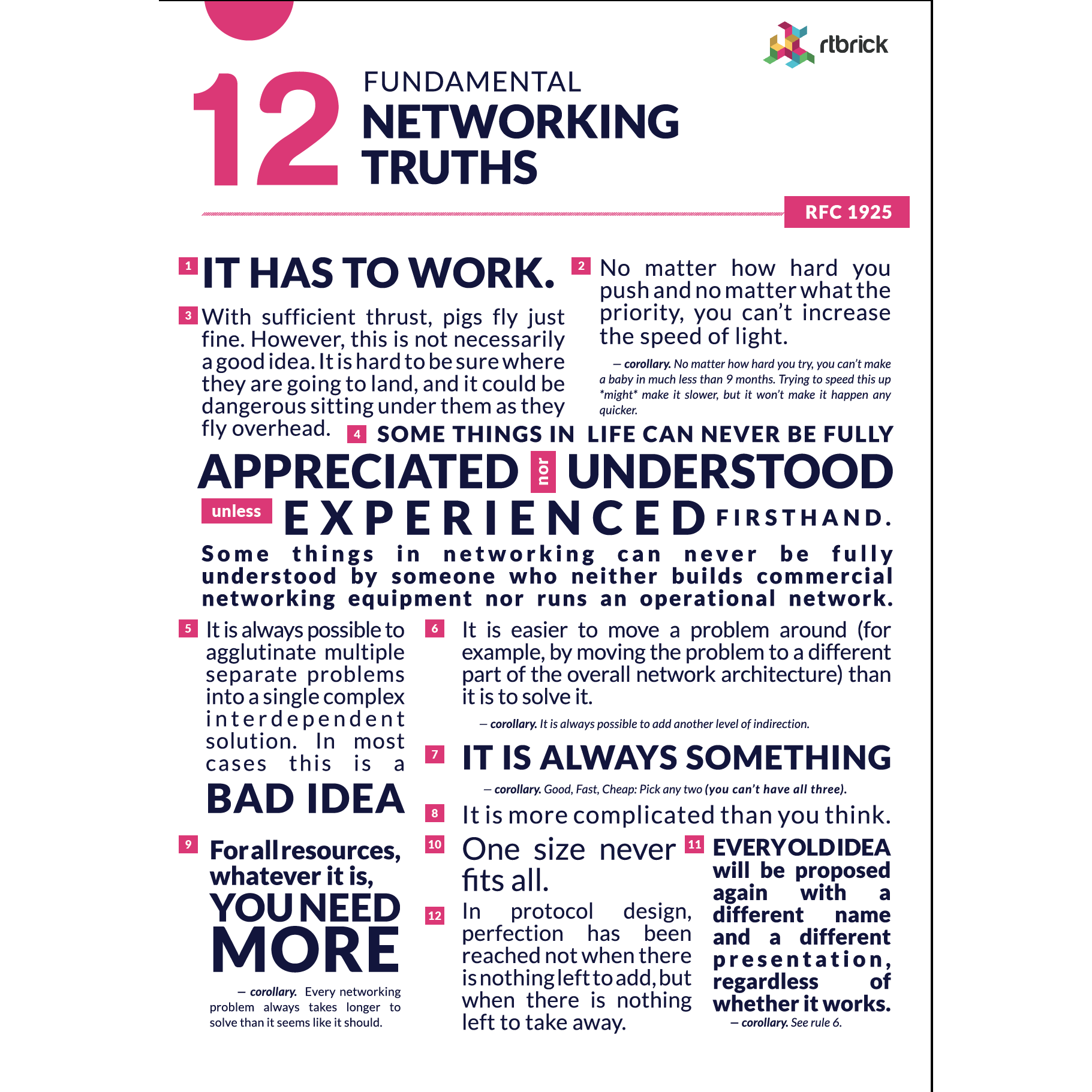 12 Fundamental Networking Truths