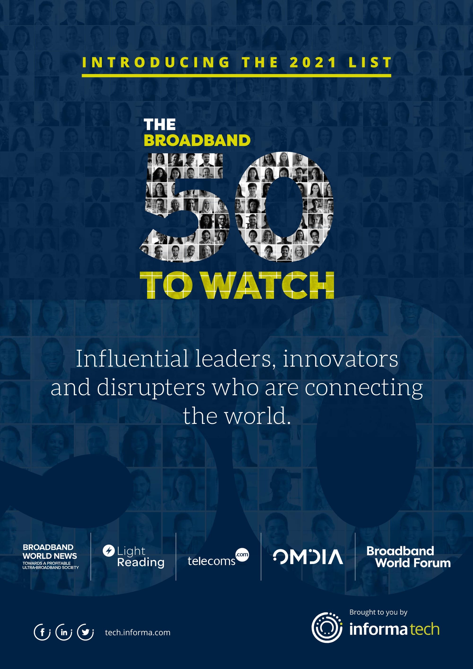 Informa Tech, Omdia and Light Reading recognise RtBrick's Richard Brandon as one of The Broadband 50 to Watch