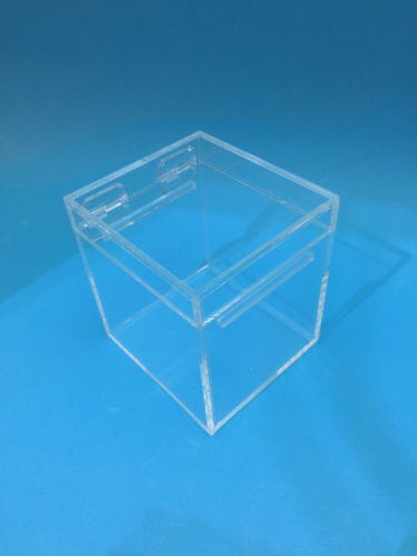 Acrylic charity box