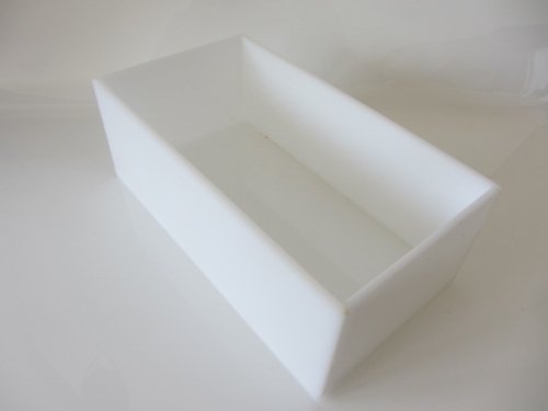 White acrylic rectangular box