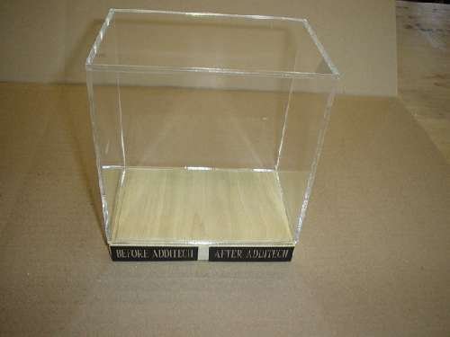 Lucite box with base