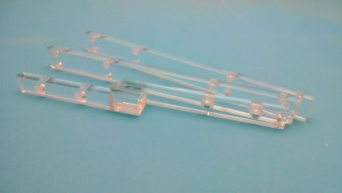 Acrylic attachment bars