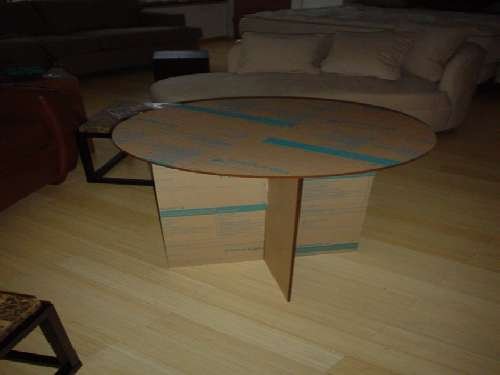 Acrylic round table
